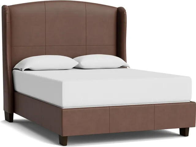 Paris Leather Upholstered Storage Bed