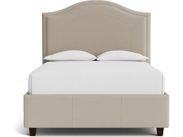 Vienna Leather Upholstered Bed