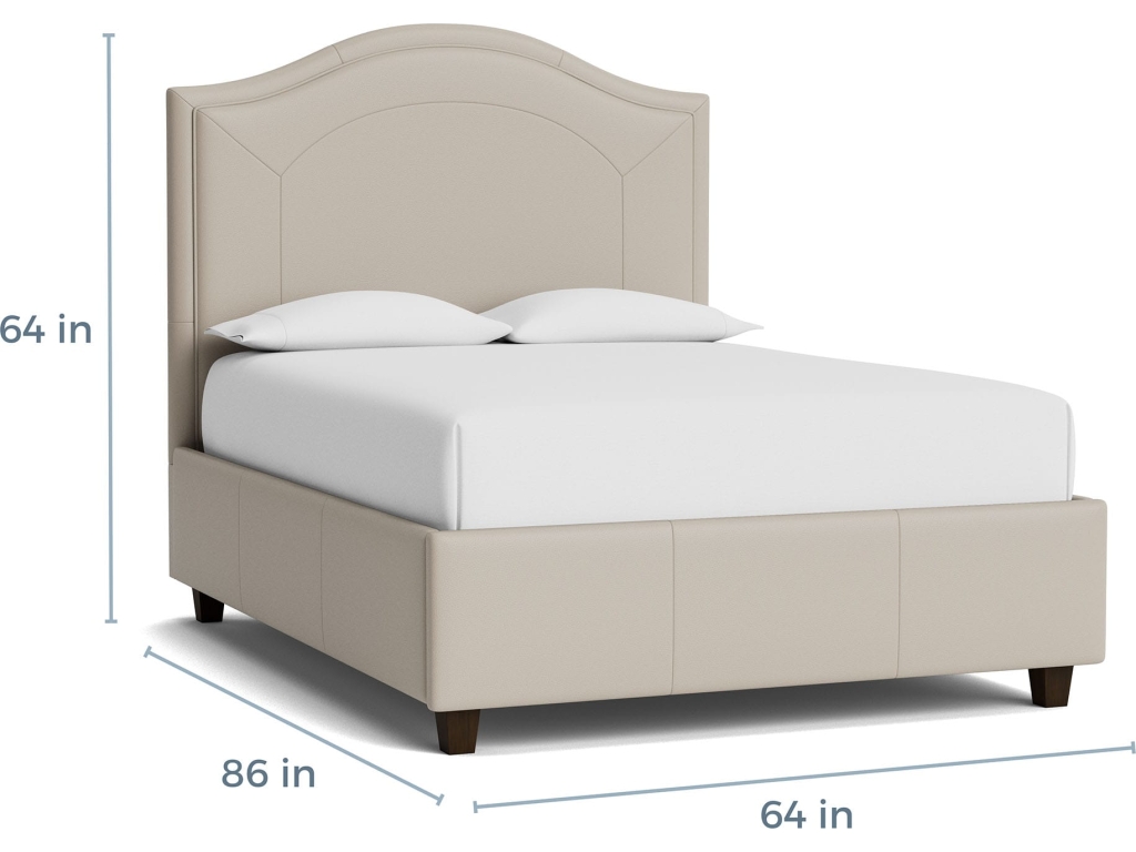 Vienna Leather Upholstered Bed - image 3