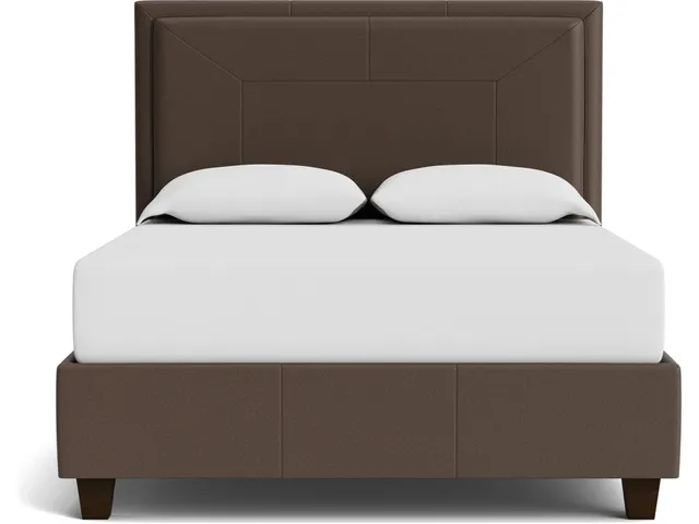 Manhattan Leather Upholstered Bed