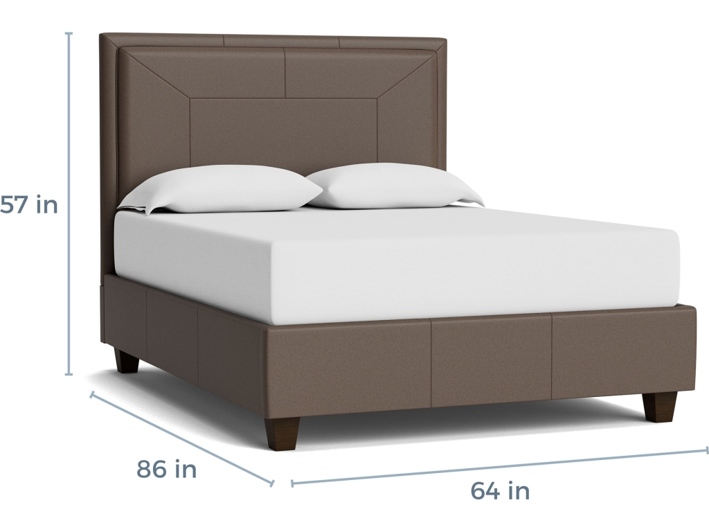 Manhattan Leather Upholstered Bed - image 3