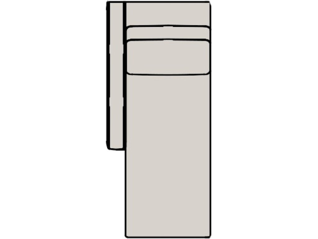 Raiden Stationary Sectional with Two-Piece Back - image 2