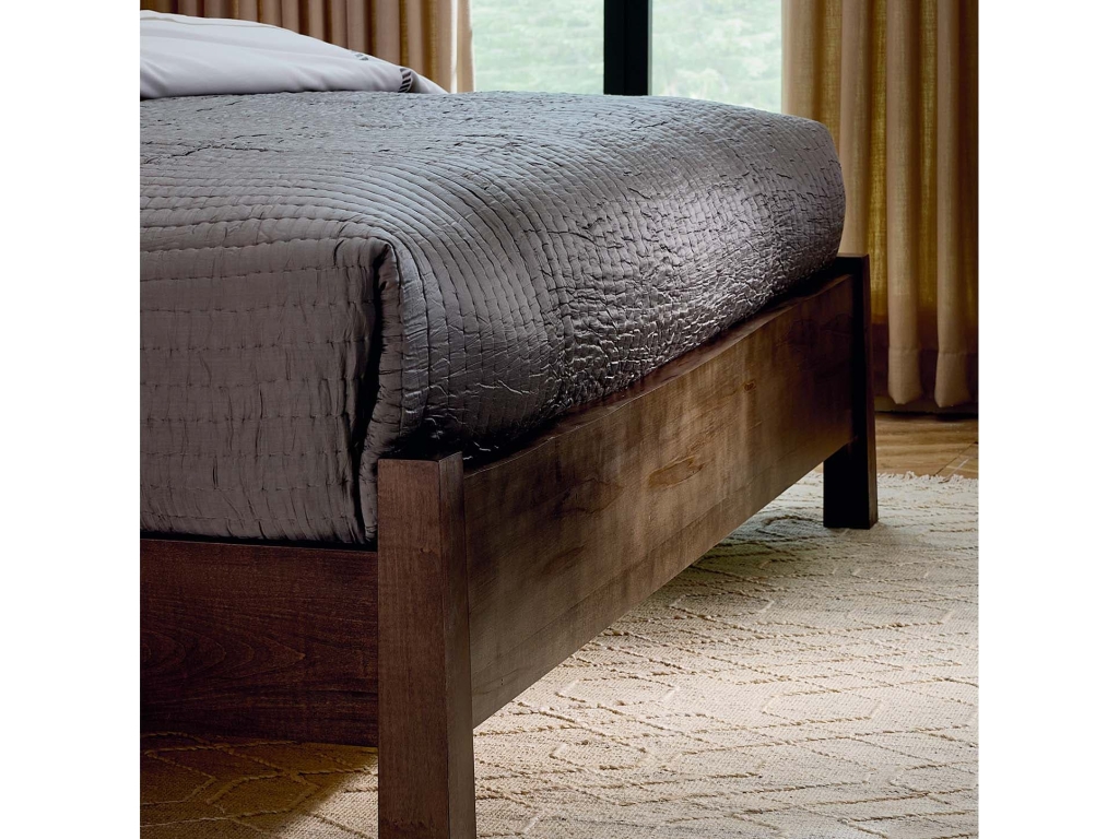 Heritage Live Edge Leather Upholstered Bed - image 5