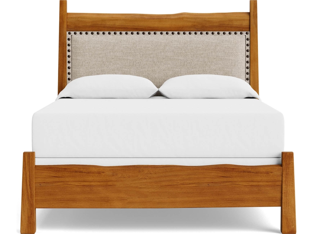 Heritage Live Edge Upholstered Bed - image 1