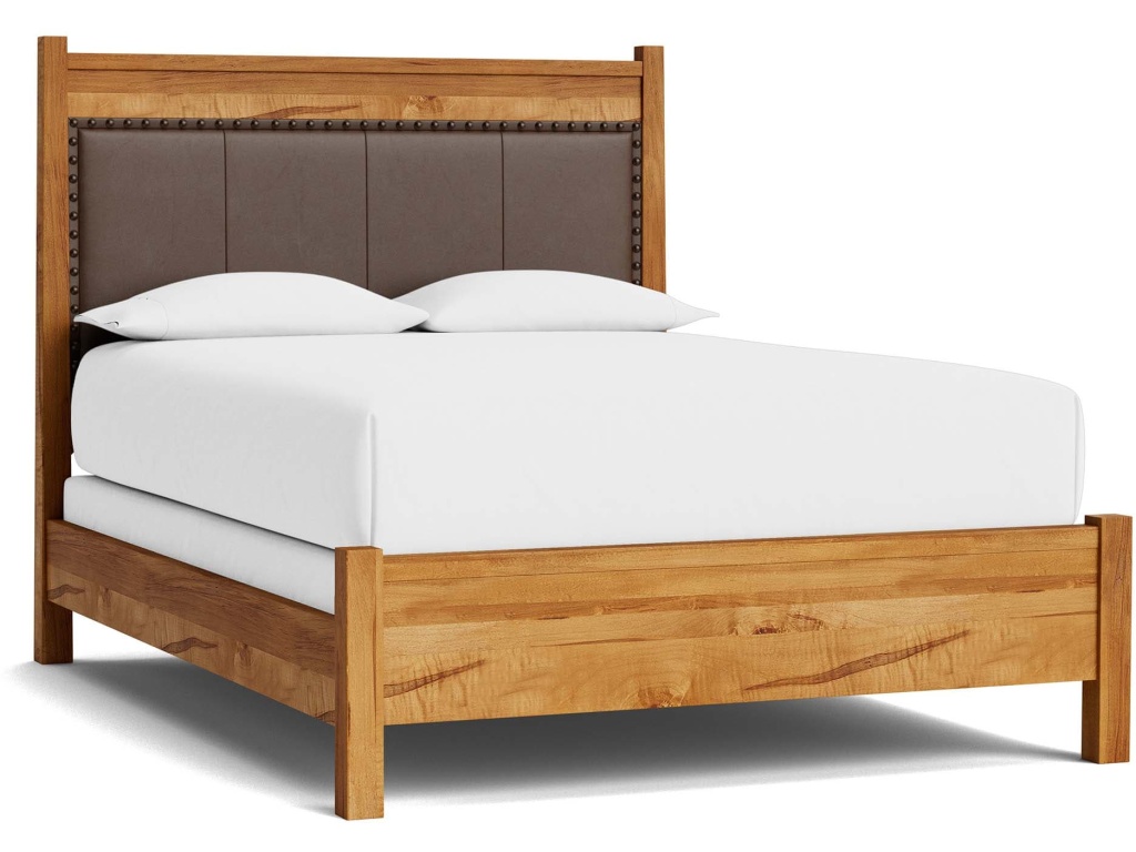 Heritage Leather Upholstered Bed - main image