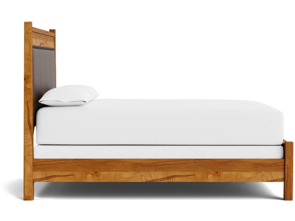 Heritage Leather Upholstered Bed - image 2