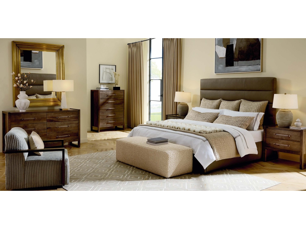 Parkton Leather Upholstered Bed - image 2