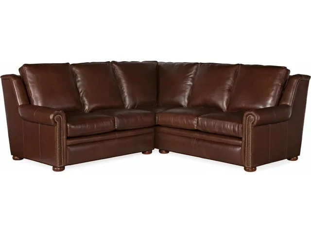 Reece Stationary Sectional with One-Piece Back