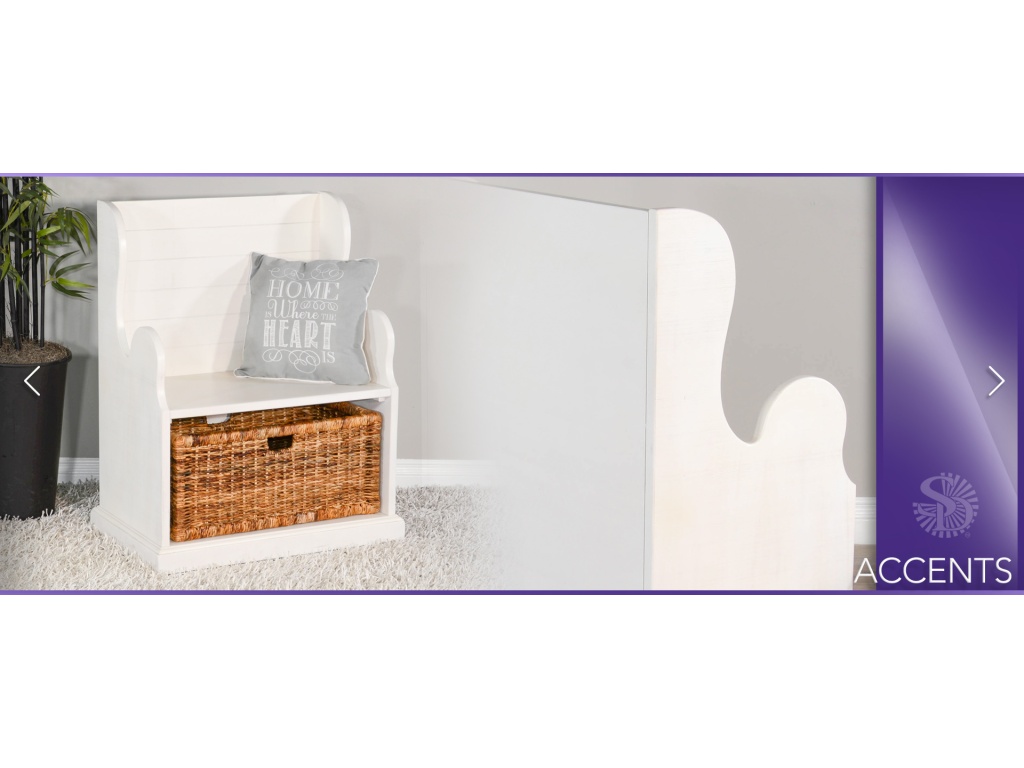 Hall Seat w/ Natural Rattan Woven Basket - image 6