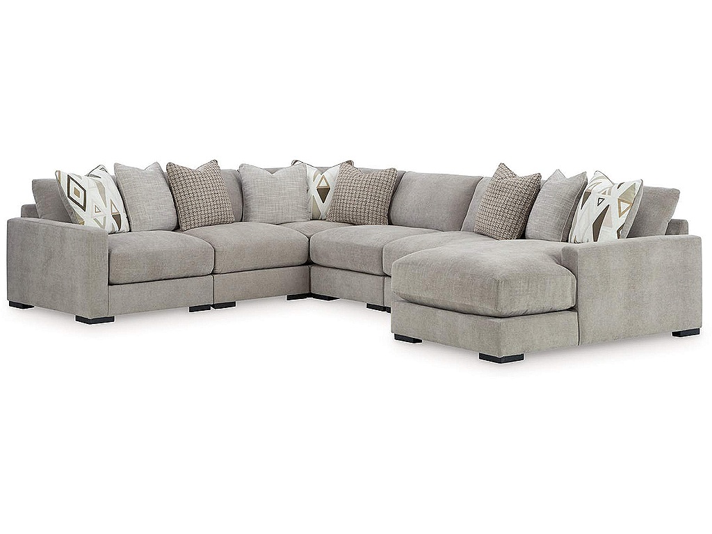 Aslan Court 6-Piece Sectional with Chaise - main image
