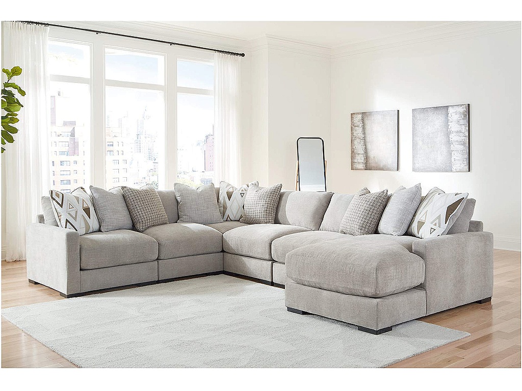 Aslan Court 6-Piece Sectional with Chaise - image 1