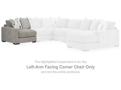 Aslan Court Left-Arm Facing Corner Chair - Alternative View