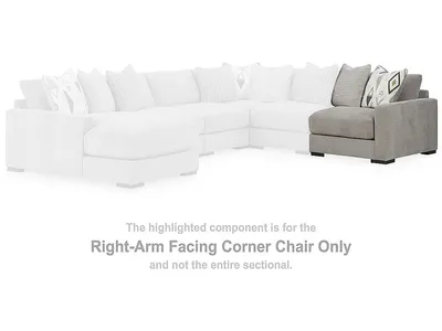 Aslan Court Right-Arm Facing Corner Chair - Alternative View