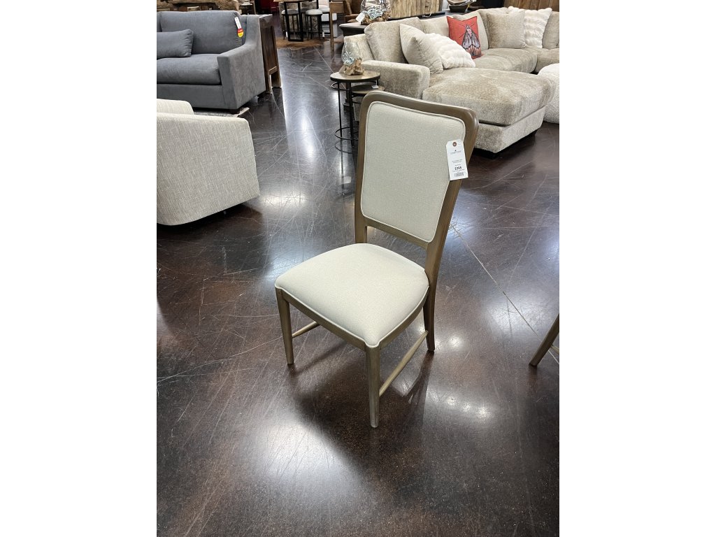 Upholstered Solid Mahogany Wood Dining Chair - main image