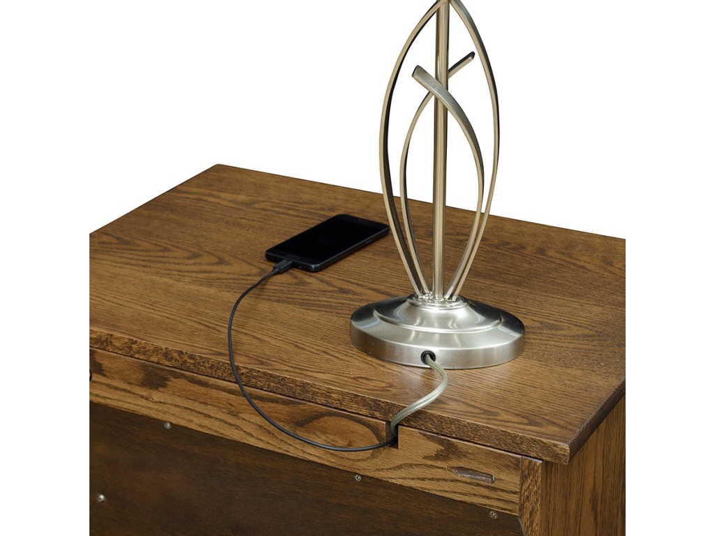 Mission Nightstand W/Slideout Top - image 2