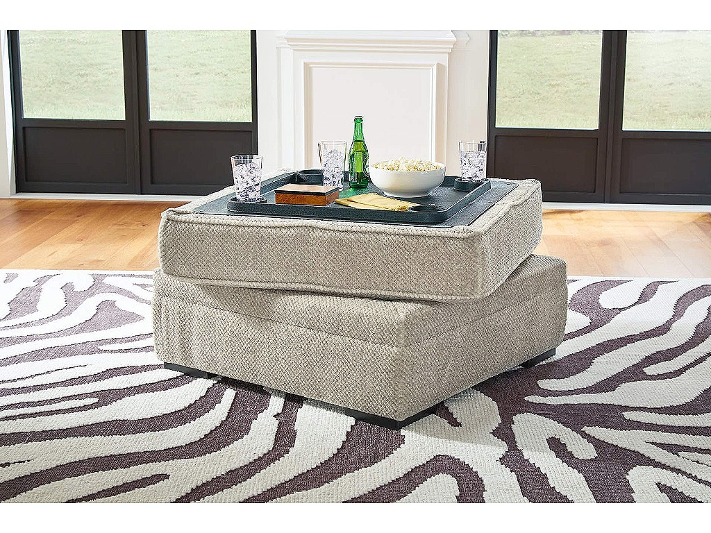 Calnita Oversized Swivel Chair and Ottoman - image 10