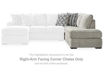Calnita Right-Arm Facing Corner Chaise - Alternative View