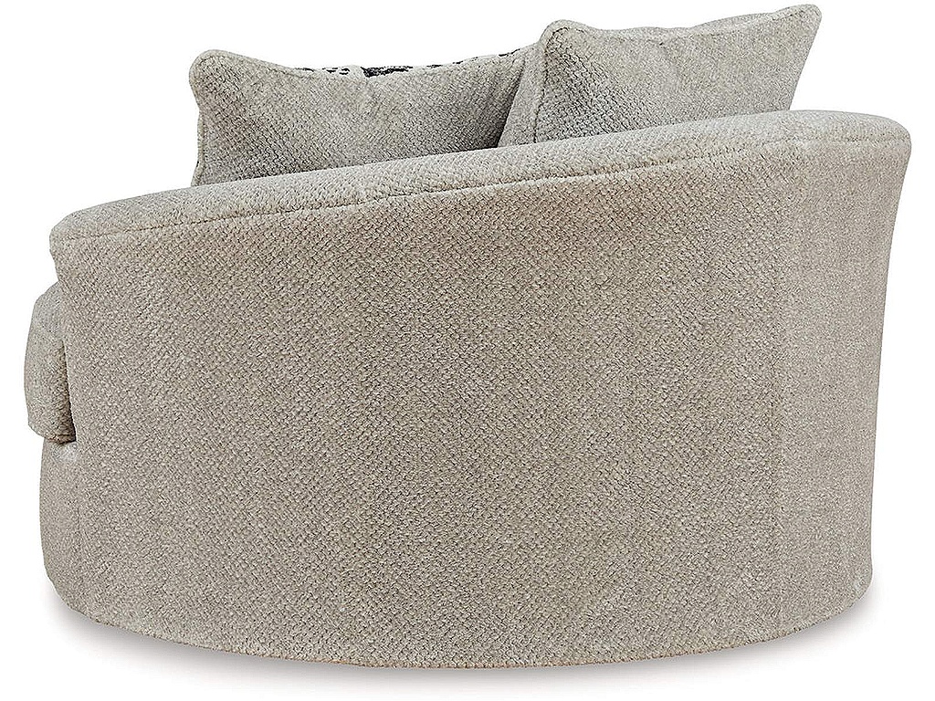 Calnita Oversized Swivel Chair and Ottoman - image 7