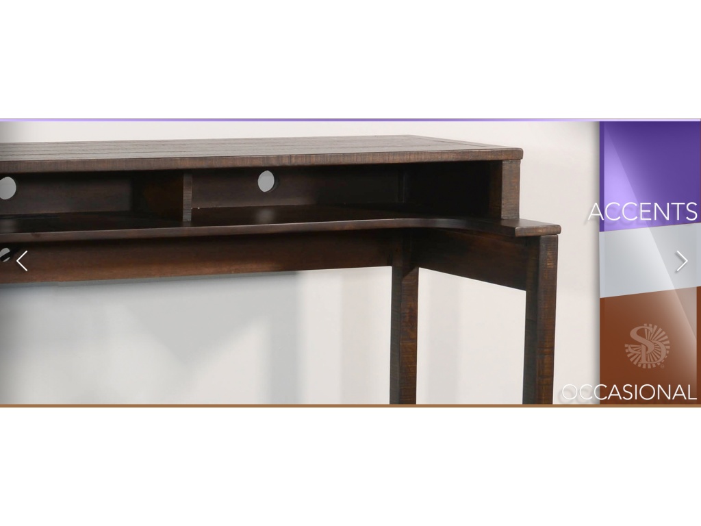 Console Table w/ USB Power Pack - image 4