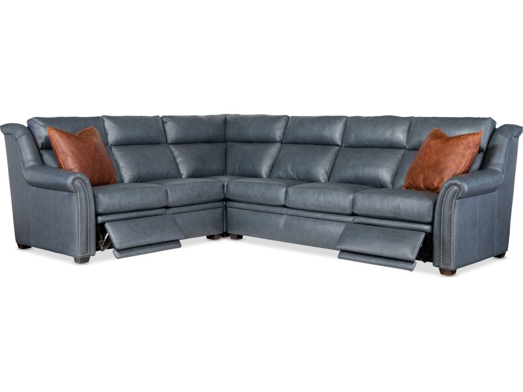 Robinson Reclining Sectional with Two-Piece Back - image 5
