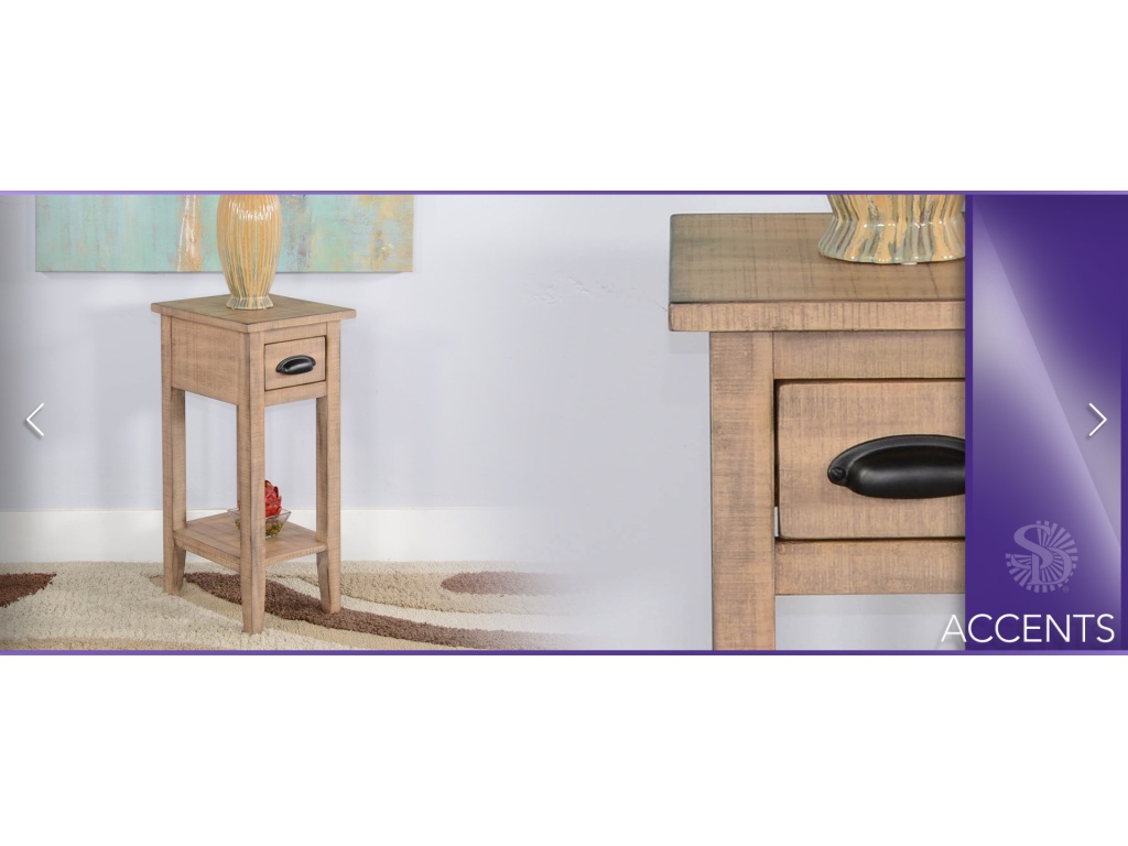 Beach Pebble Chair Side Table - image 1