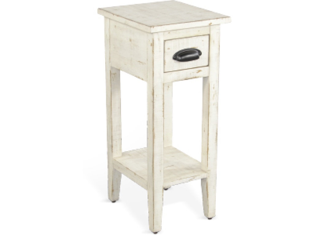 White Sand Chair Side Table - main image