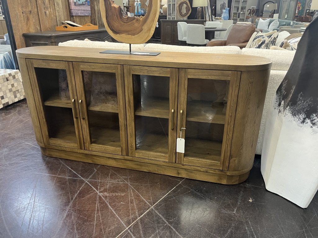 4 Door Rounded Glass Sideboard - main image