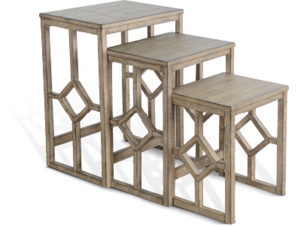 Beach Pebble Nesting Table - main image