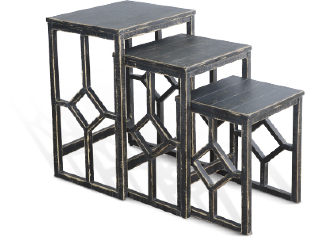 Black Sand Nesting Table - main image