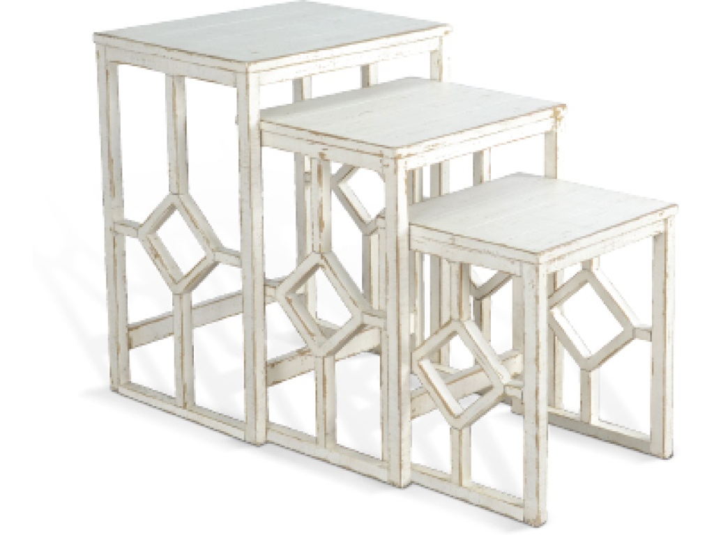 White Sand Nesting Table - main image