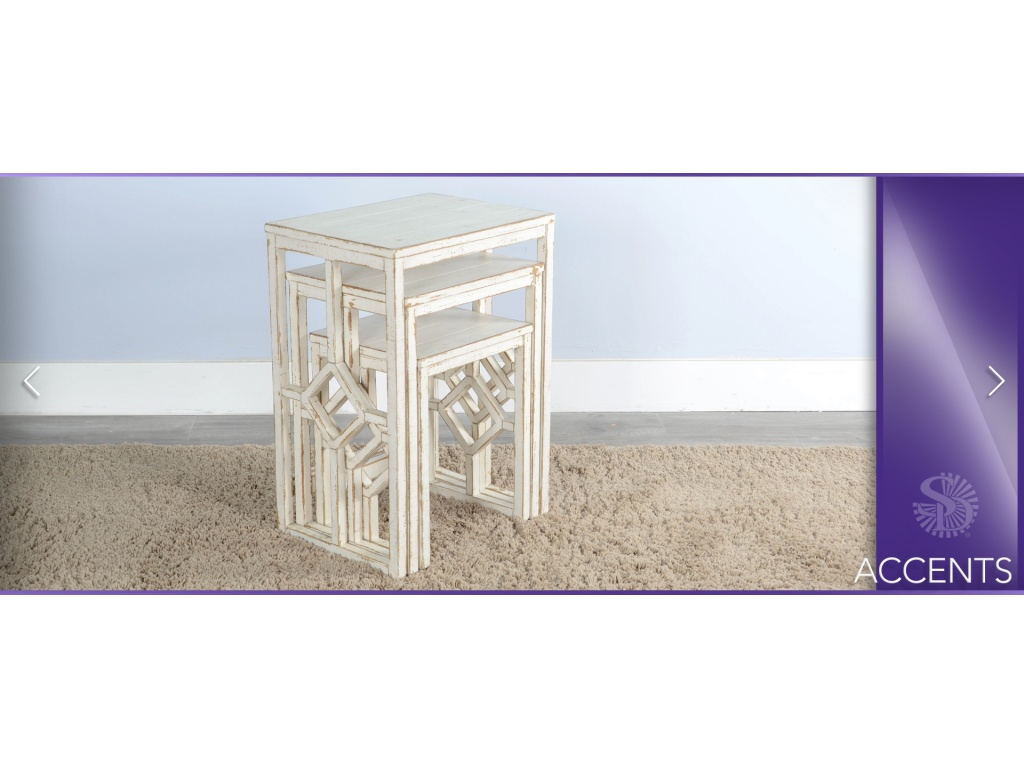 Beach Pebble Nesting Table - image 10