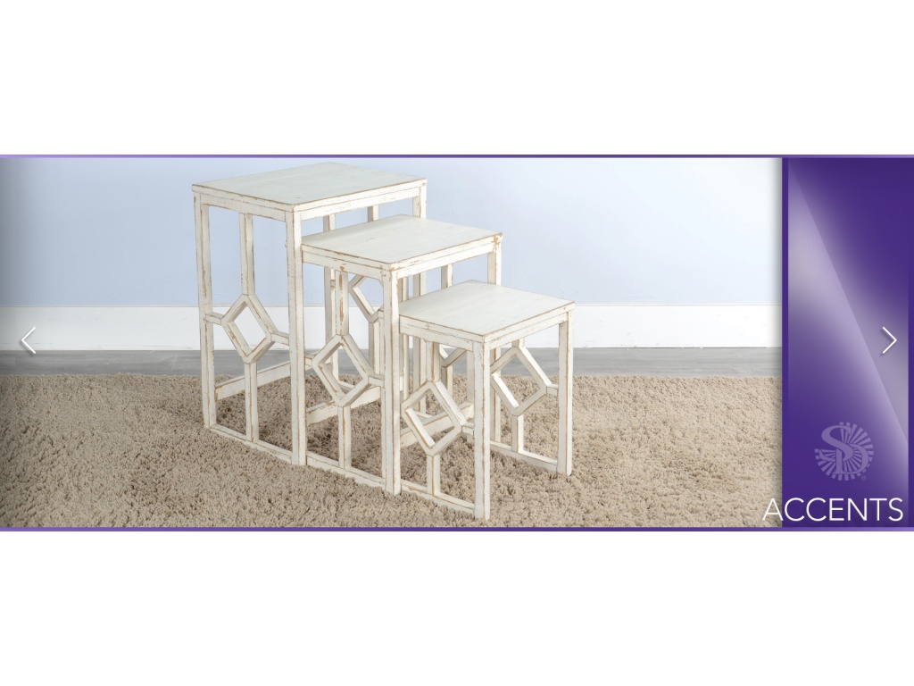 Beach Pebble Nesting Table - image 9