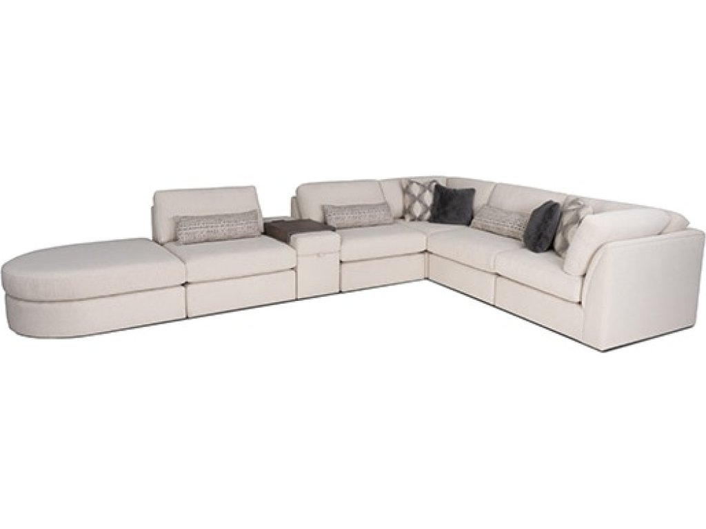 Casual U-Shaped Sectional Sofa - image 2