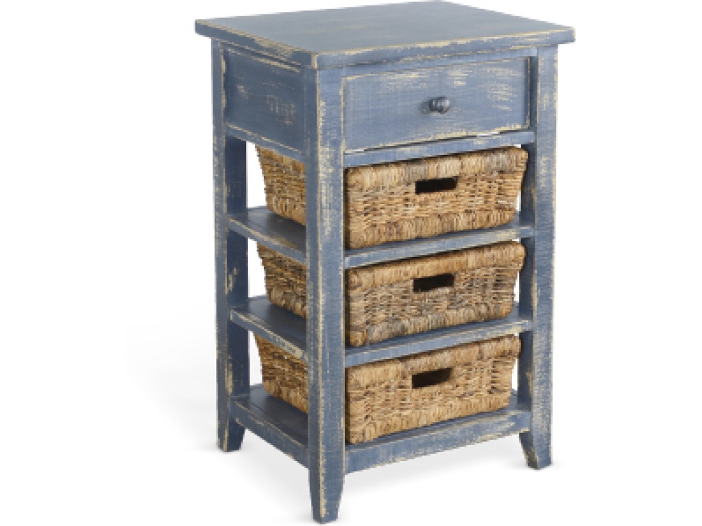 Ocean Blue Storage Table - main image
