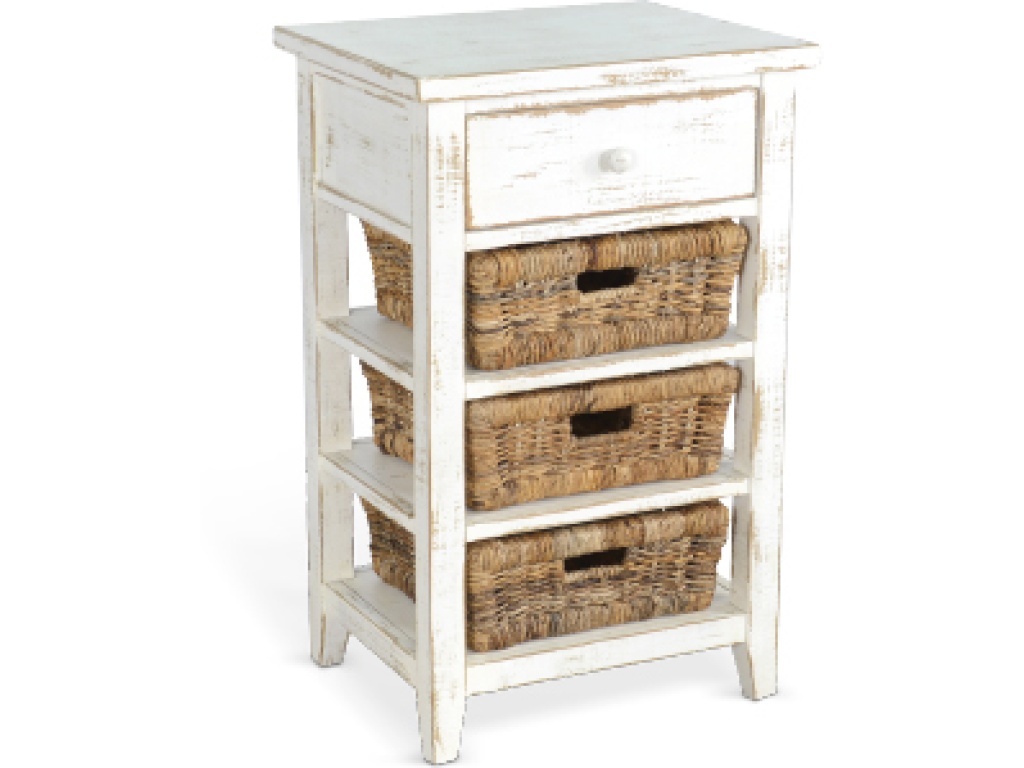 White Sand Storage Table - main image