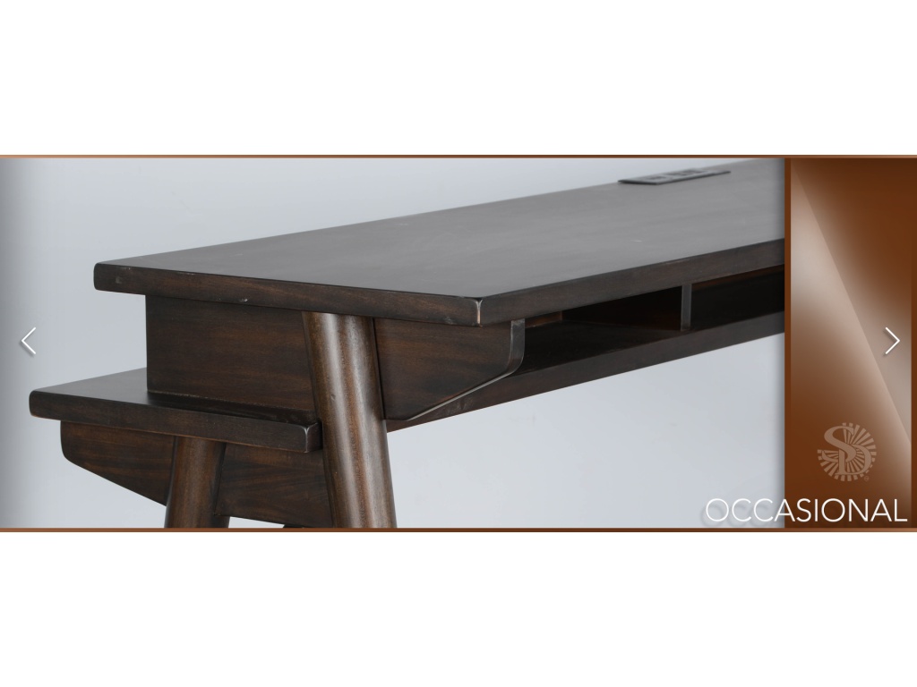 Americana Console Table w/ USB Power Pack - image 4