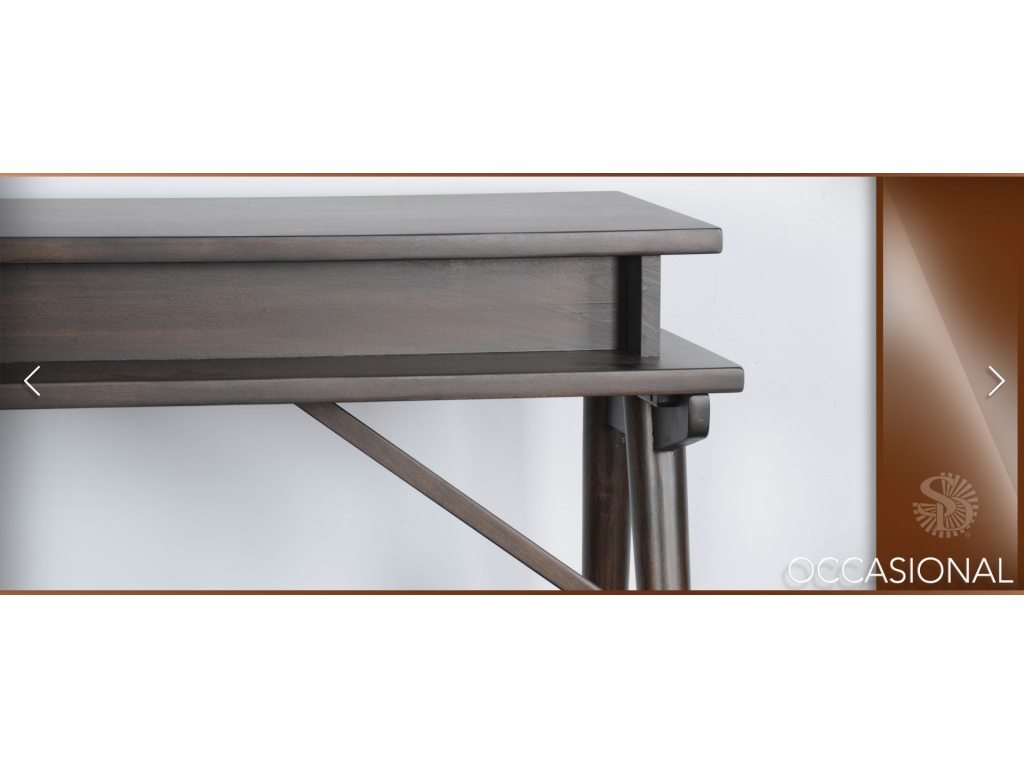 Americana Console Table w/ USB Power Pack - image 5