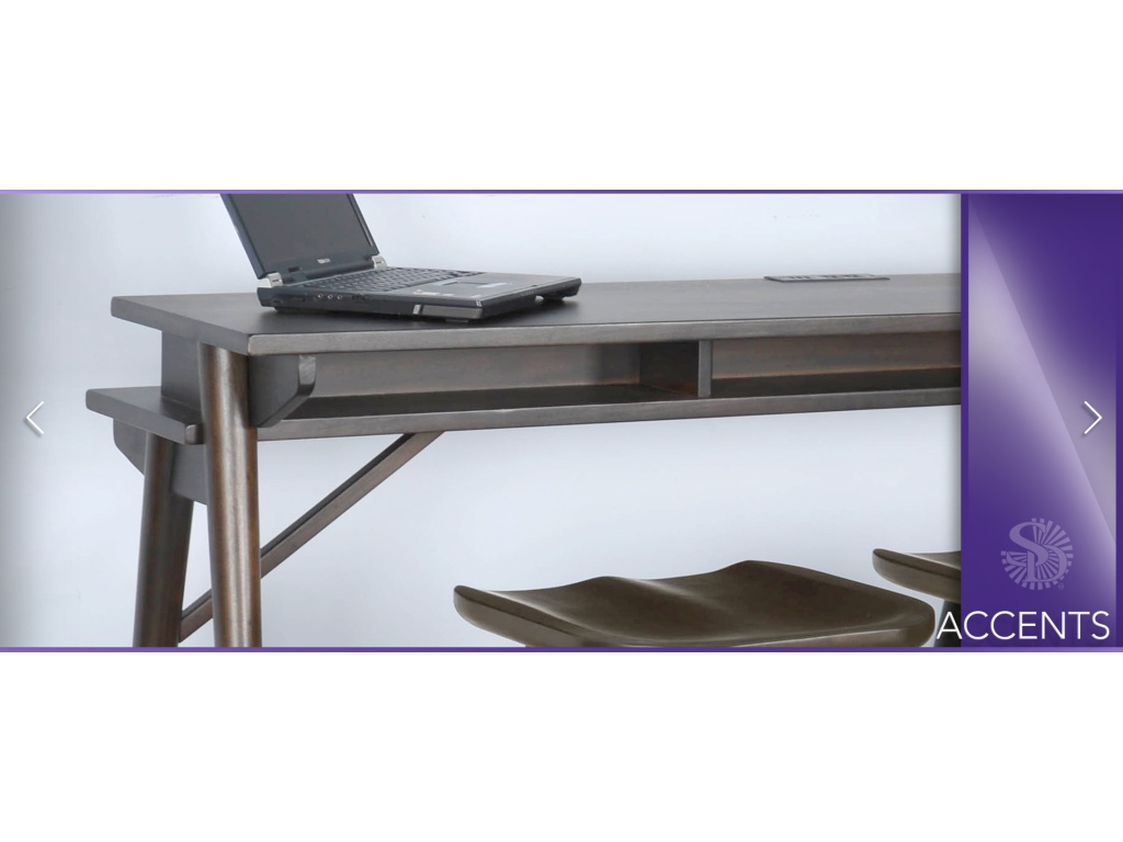 Americana Console Table w/ USB Power Pack - image 2