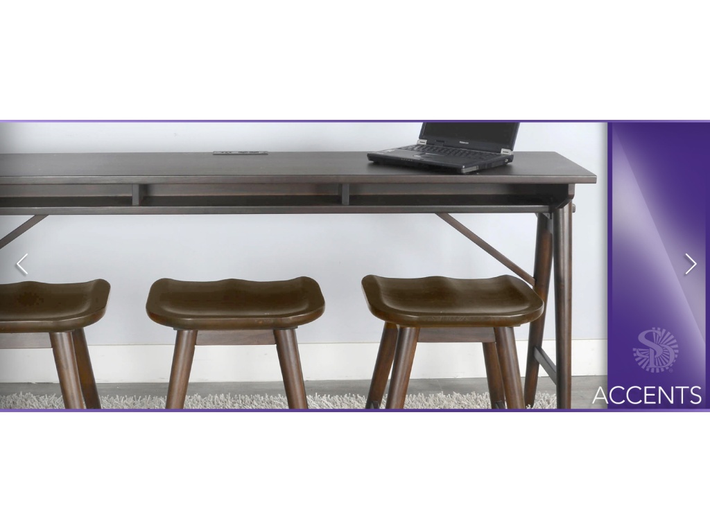 Americana Console Table w/ USB Power Pack - image 6