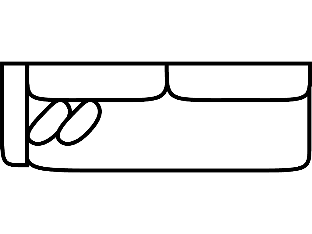 LSF 1 Arm Sofa (2 Over 1) - image 1