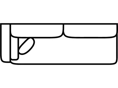 LSF 1 Arm Sofa (2 Over 1)
