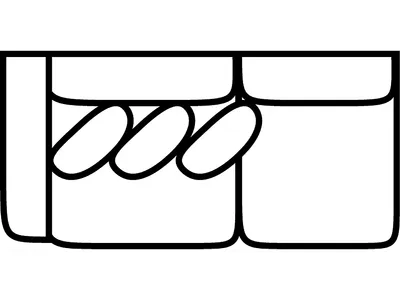 LSF 1 Arm Sofa - Alternative View
