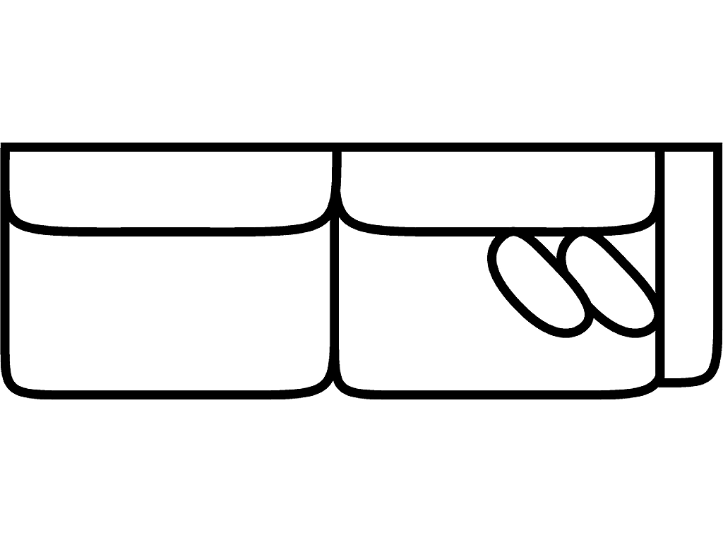 RSF 1 Arm Sofa (2 over 2) - image 1