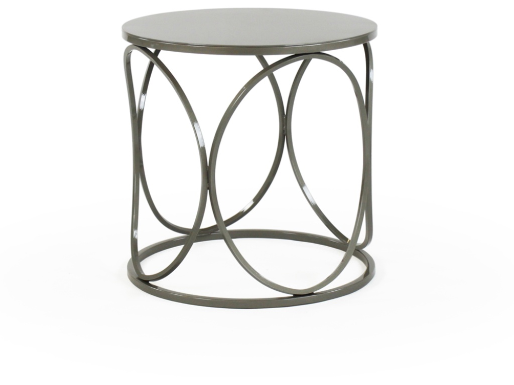 Johnston Casuals Furniture Helena End Table Metal Top, primary thumbnail