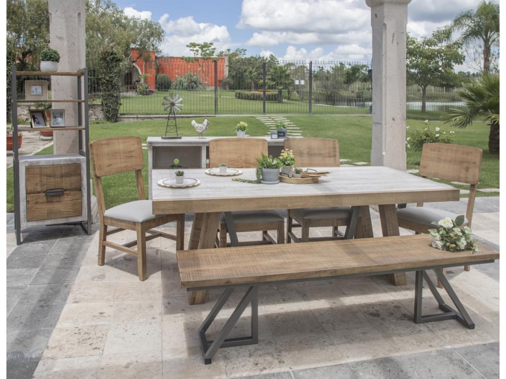 Metal Frame Bench - image 1
