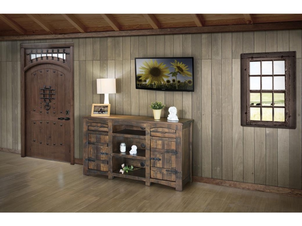 2 Doors 2 Drawer 3 Shelves 60" TV Stand - image 4