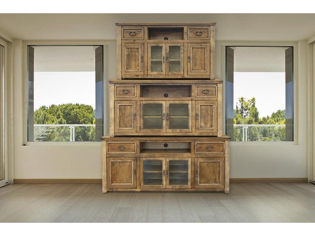 2 Drawer 4 Doors 70" TV Stand - image 1