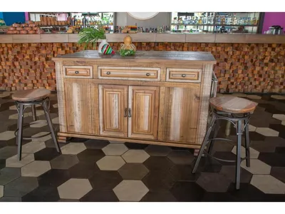 3 Drawer 6 Doors Kitchen Island - Alternative View