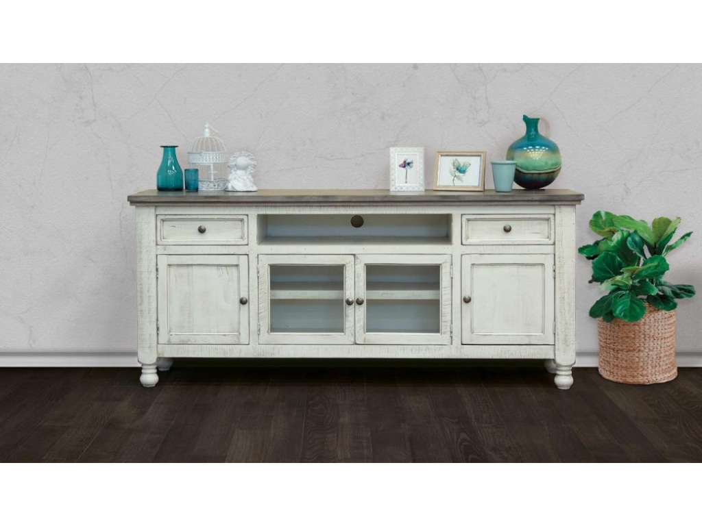 2 Drawer 4 Doors 80" TV Stand - main image