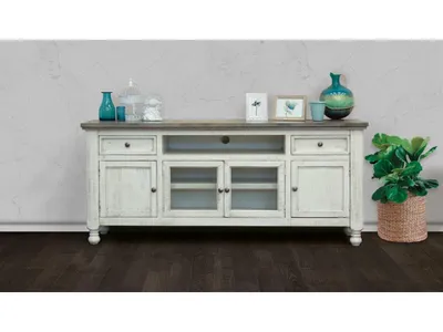 2 Drawer 4 Doors 80" TV Stand